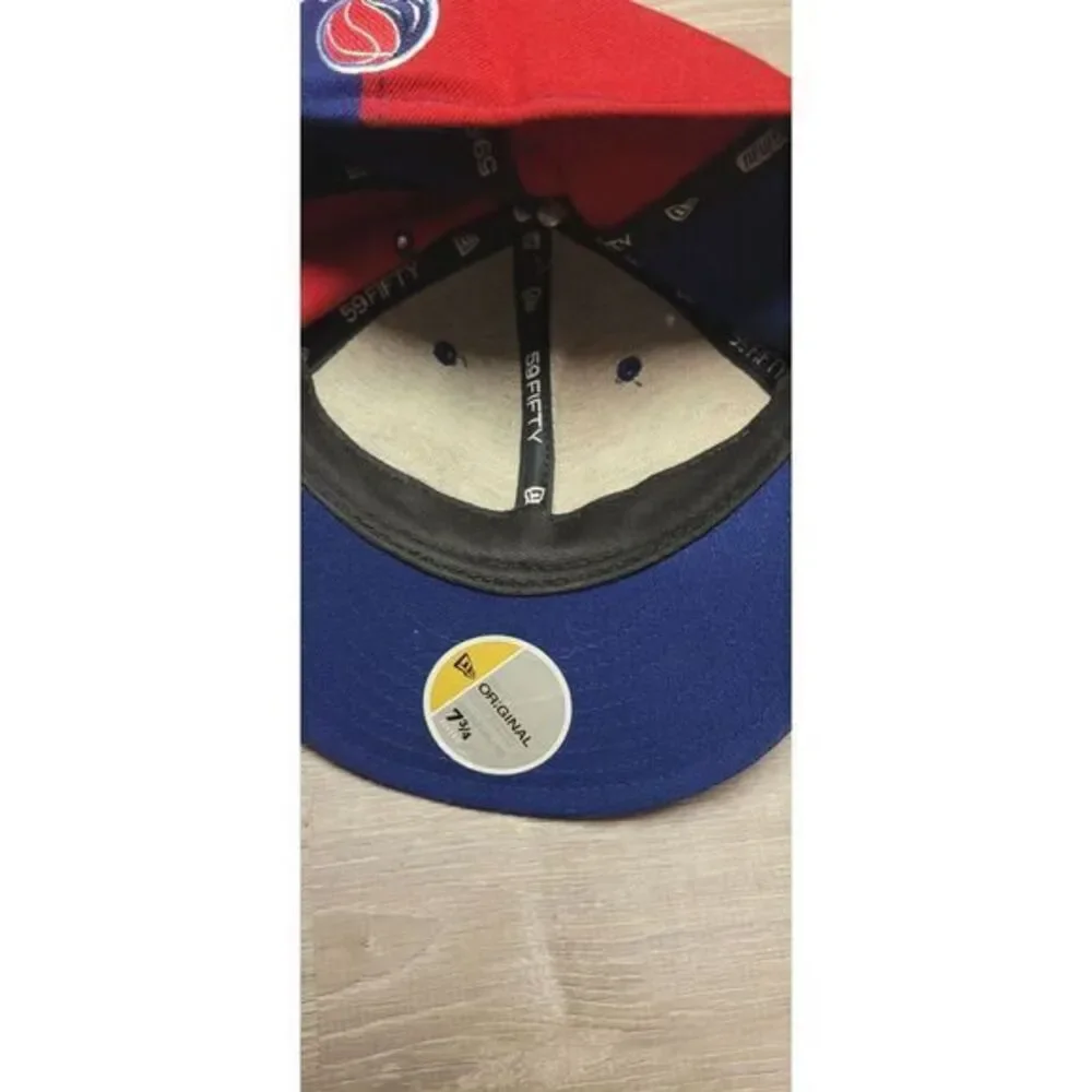 Detroit Pistons 59Fifty New Era NBA Blue Red Fitted ‎ 7¾